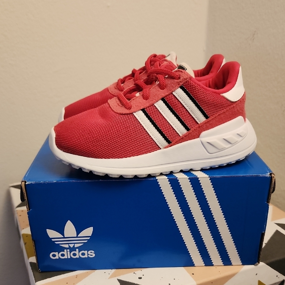 Adidas Kids Red Sneakers